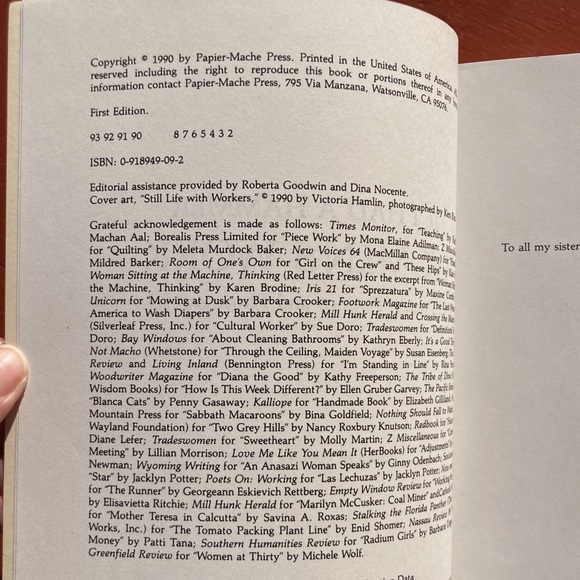 If I Had a Hammer Women's Work Poetry Fiction Photos 1st Edition Female Worker - Picture 12 of 13